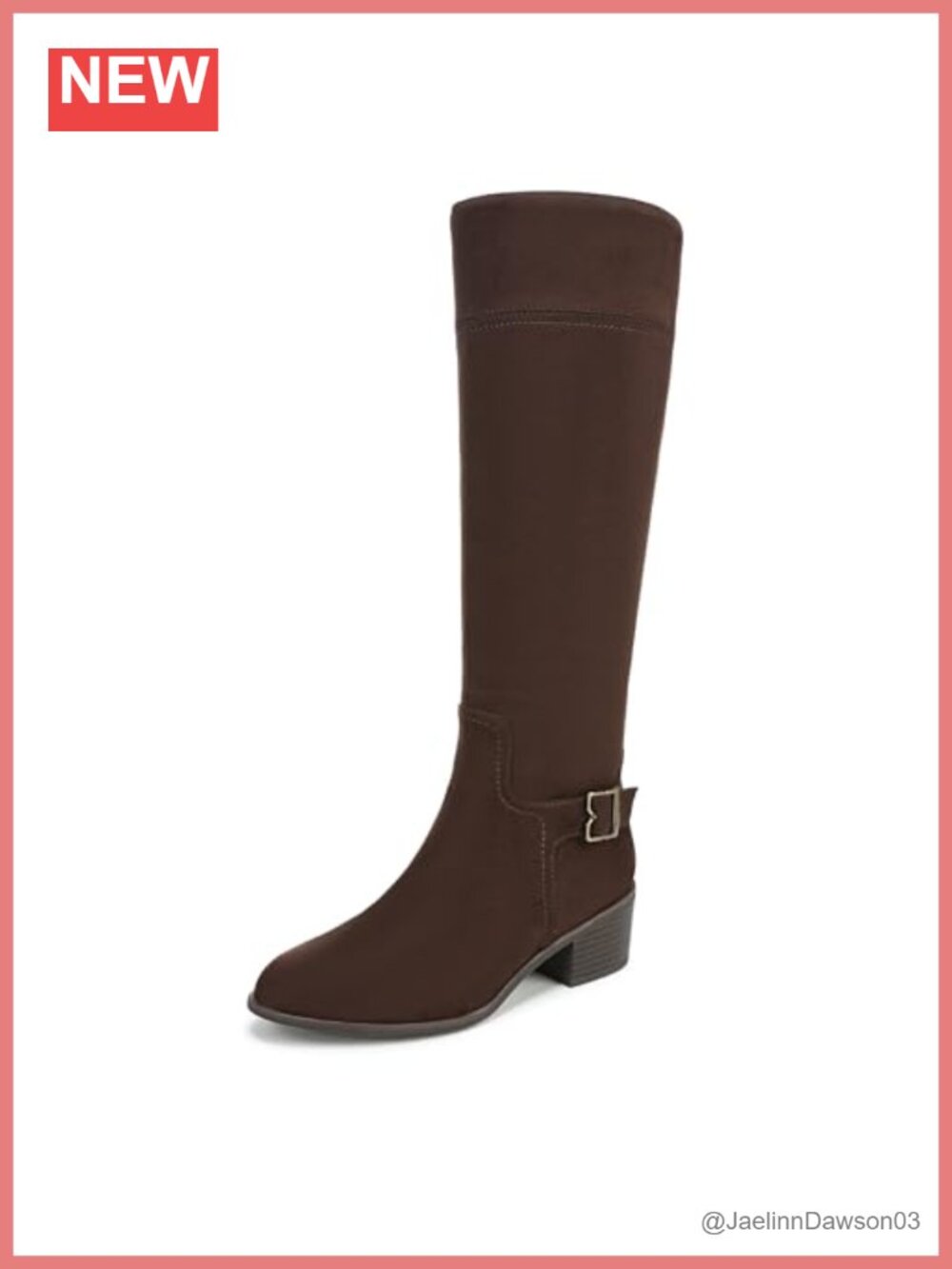 Faux Leather Knee High Zip Boots with Anti-Odor Insole
